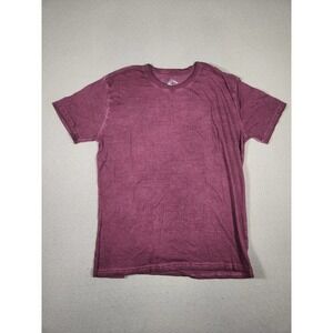 Fission Shirt Mens Large L Red Stretch Cotton Blend Stretch Crew Neck 8